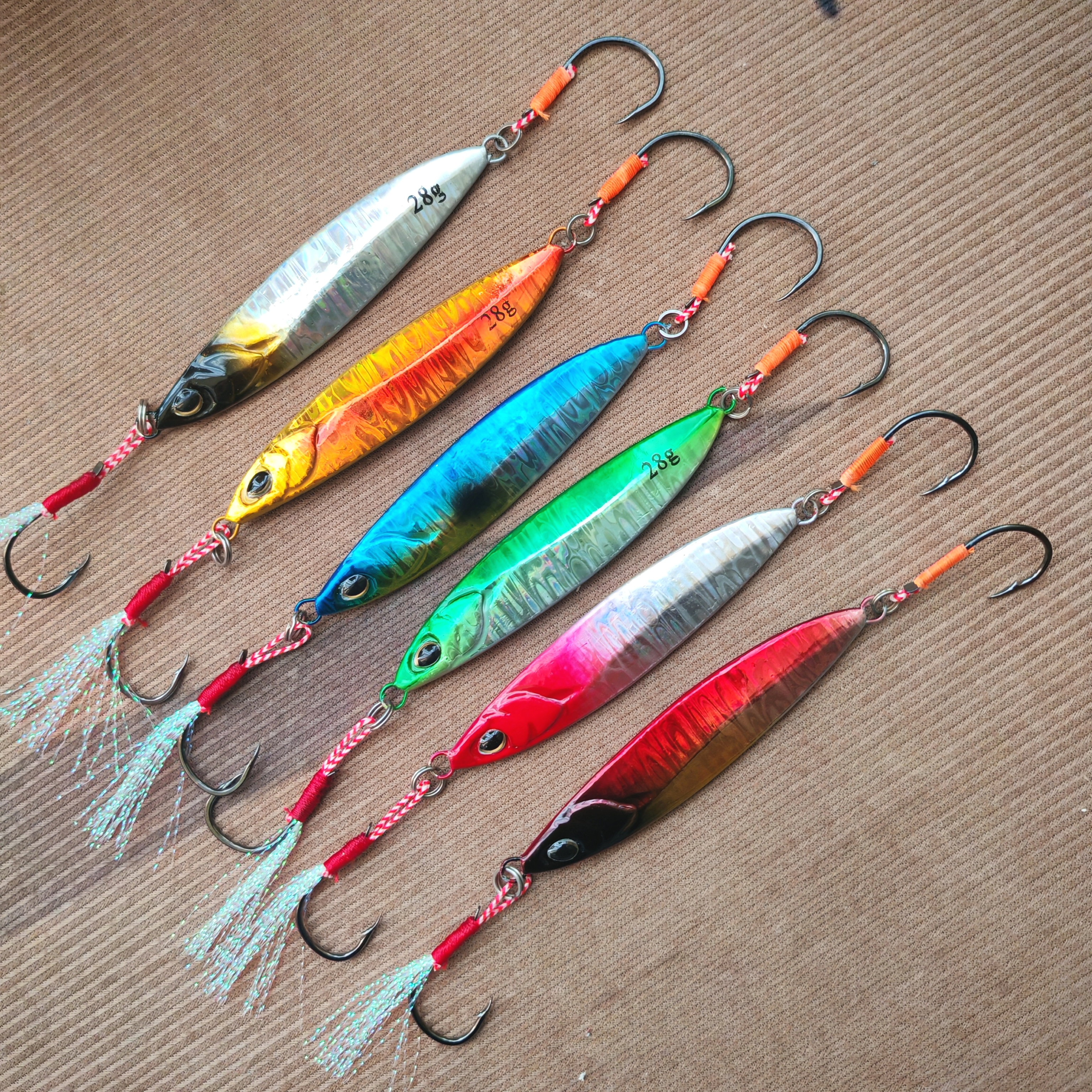 飘落铁板双单钩yy回手刀同款路亚饵前后单钩假饵鲈鱼翘嘴鳡鱼鳜鱼