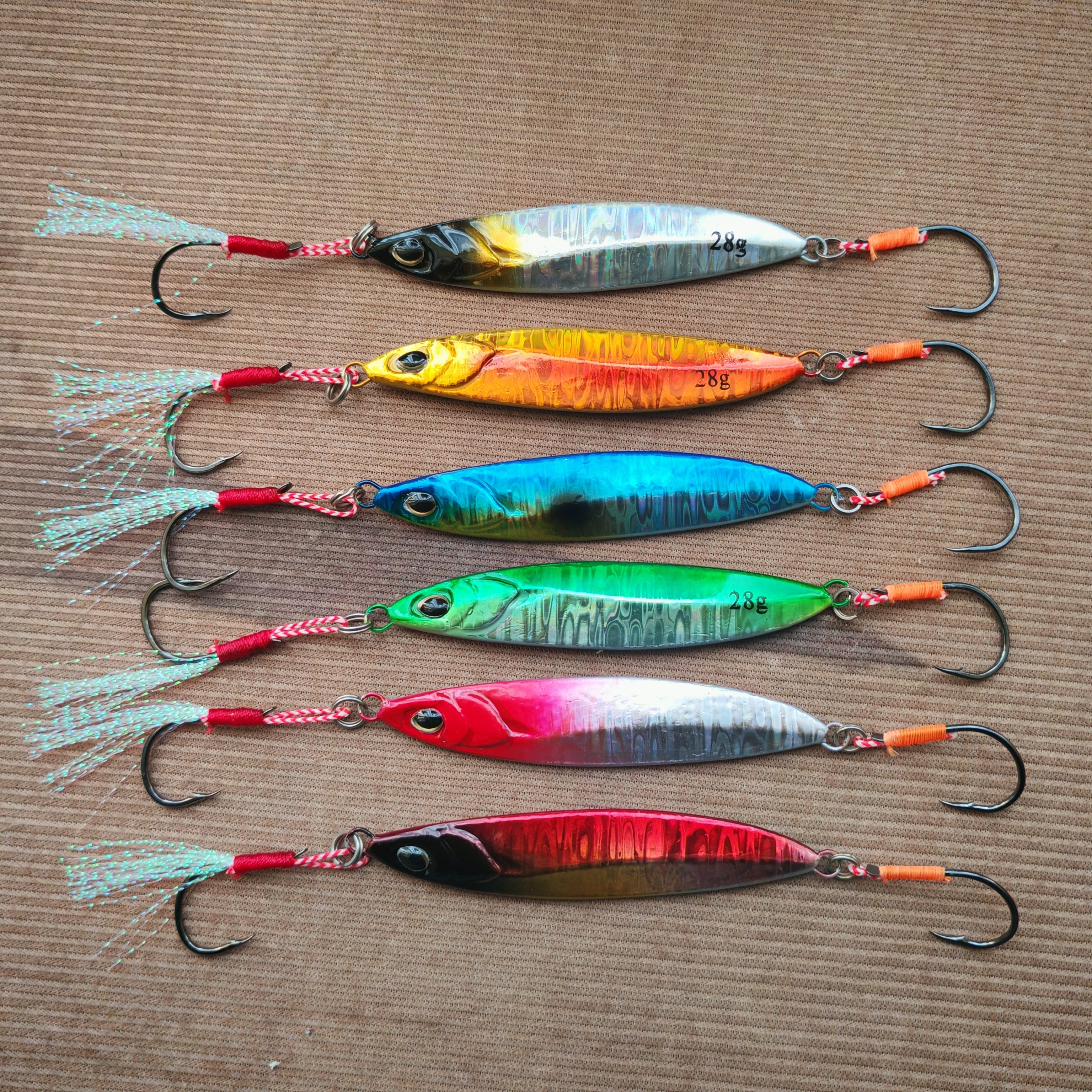 飘落铁板双单钩yy回手刀同款路亚饵前后单钩假饵鲈鱼翘嘴鳡鱼鳜鱼