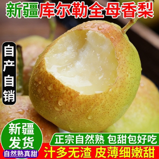 包邮 正宗库尔勒香梨新鲜水果新疆全母香梨子大果精选应季 水果整箱
