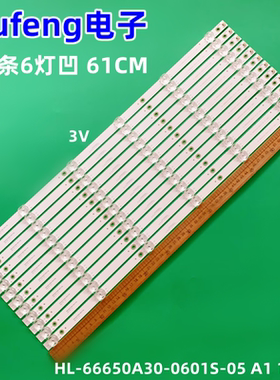乐视D65PPUC22灯条HL-66650A30-0601S-05 A1 12X6背光灯LED