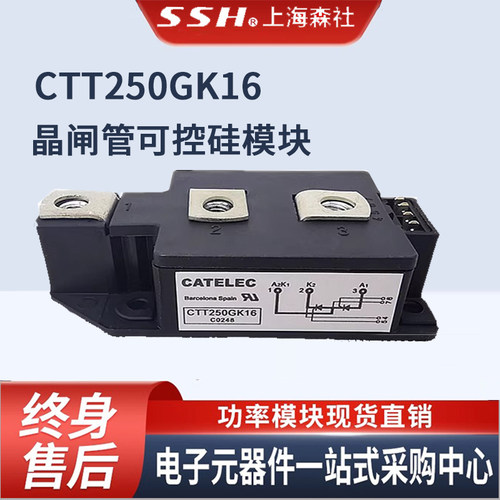 全新西班牙CATELEC晶闸管 可控硅模块 CTT250GK16 CTT320GK16 /18