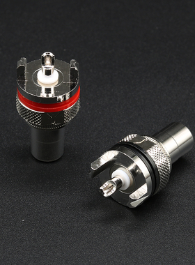 雅堡YARBO AUDIOPHILE RCA-7MSR 镀铑白金 发烧级 RCA信号线母座