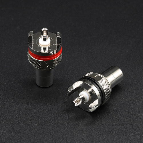 雅堡YARBO AUDIOPHILE RCA-7MSR 镀铑白金 发烧级 RCA信号线母座