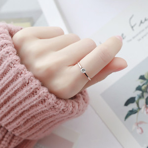 冷淡风单钻食指戒