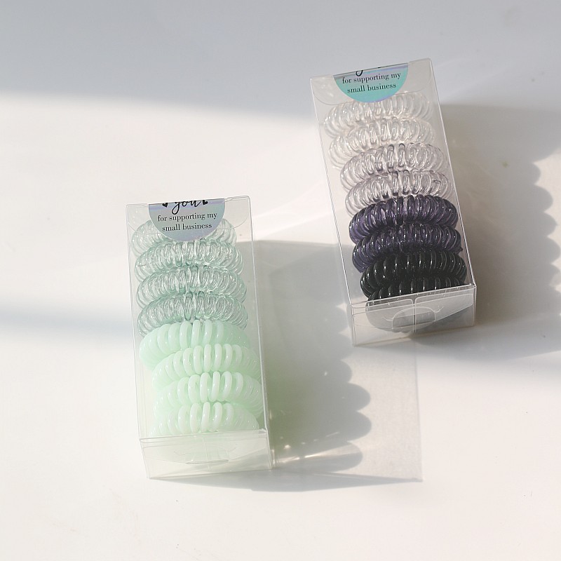 柔软不伤发发绳环保热缩无痕