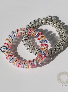 Hair Band 加丝耐用大号电话线发圈~高级感高弹性发绳头绳