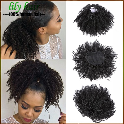 afrokinkyponytail真人发丝