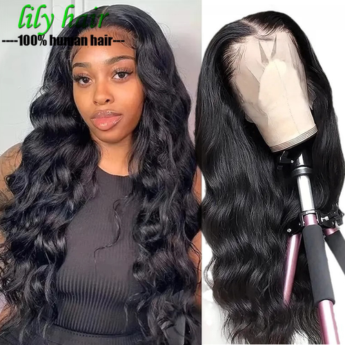 13x4 Lace Frontal Wigs Body Wave Human Hair For Women 10A