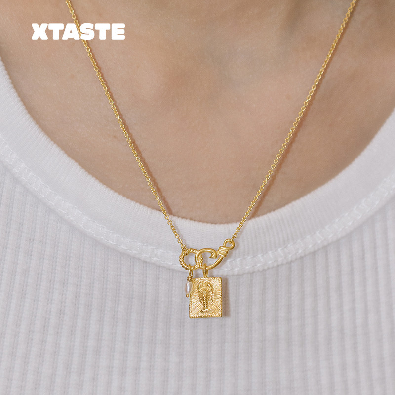 XTASTE 丹麦 ANNI LU 美好生活项链叠戴设计配饰镀金锁骨链百搭
