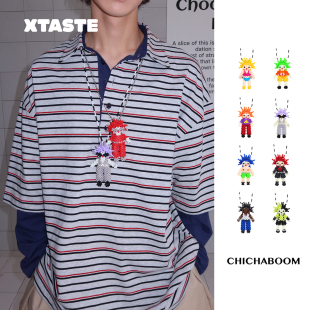 XTASTE CHICHABOOM【刺头小人挂件系列】小众设计高级感挂件配饰