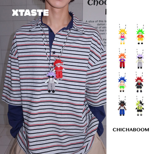 XTASTE CHICHABOOM【刺头小人挂件系列】小众设计高级感挂件配饰