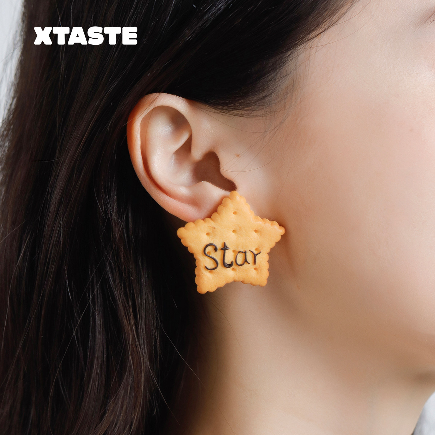 XTASTE MOMENTEL守渊 韩国【星星饼干耳钉】小众设计师品牌耳饰女