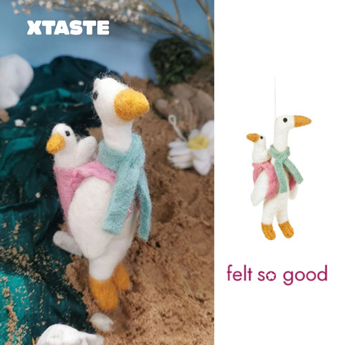 Feltsogood可爱企鹅小鸟包包挂饰