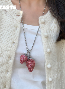 CHICHABOOM甜食水果草莓项链