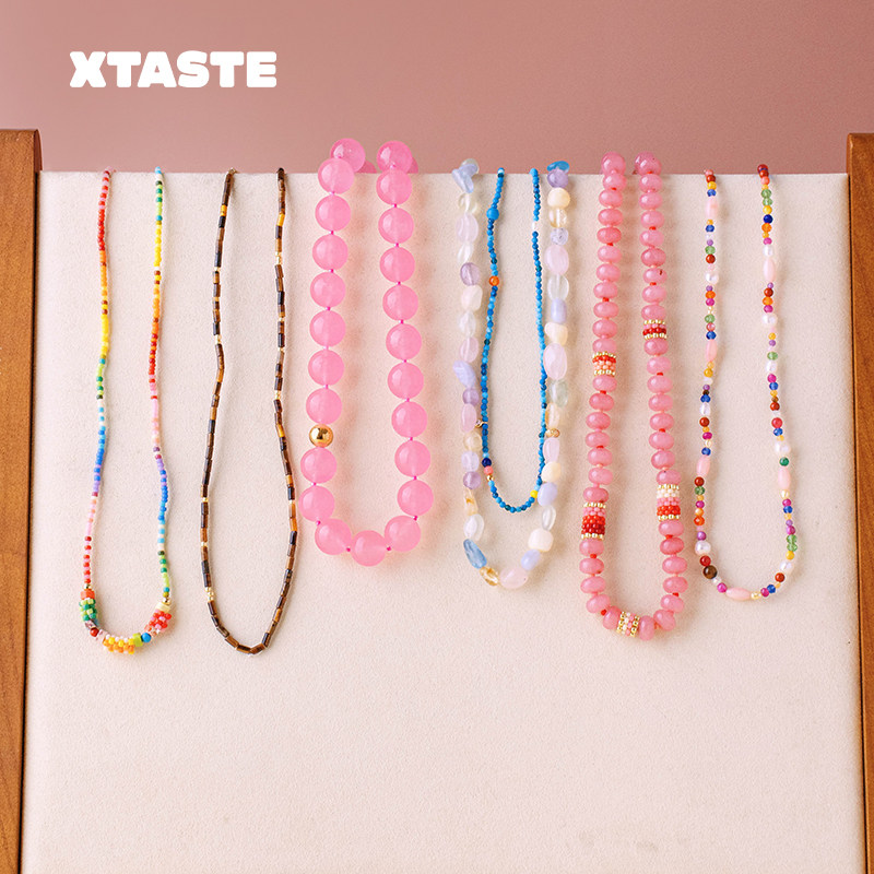XTASTE 丹麦 ANNI LU 春夏新款项链锁骨链小众叠戴串珠高级设计