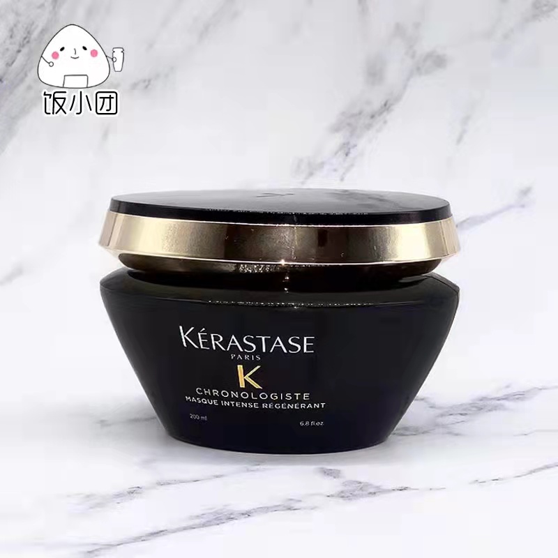 kashi卡诗发膜黑钻凝时鱼子酱强韧修复玻尿酸白金耀光护发膜200ml