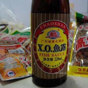 潮汕砂锅粥料潮州特产 X.O鱼露 味道鲜美可作酱油用的调味品