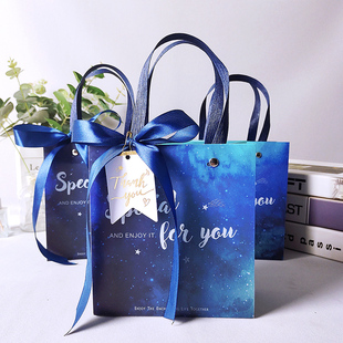 节日礼品袋生日礼物回礼结婚伴手礼手提袋包装 盒伴娘喜糖礼品袋子