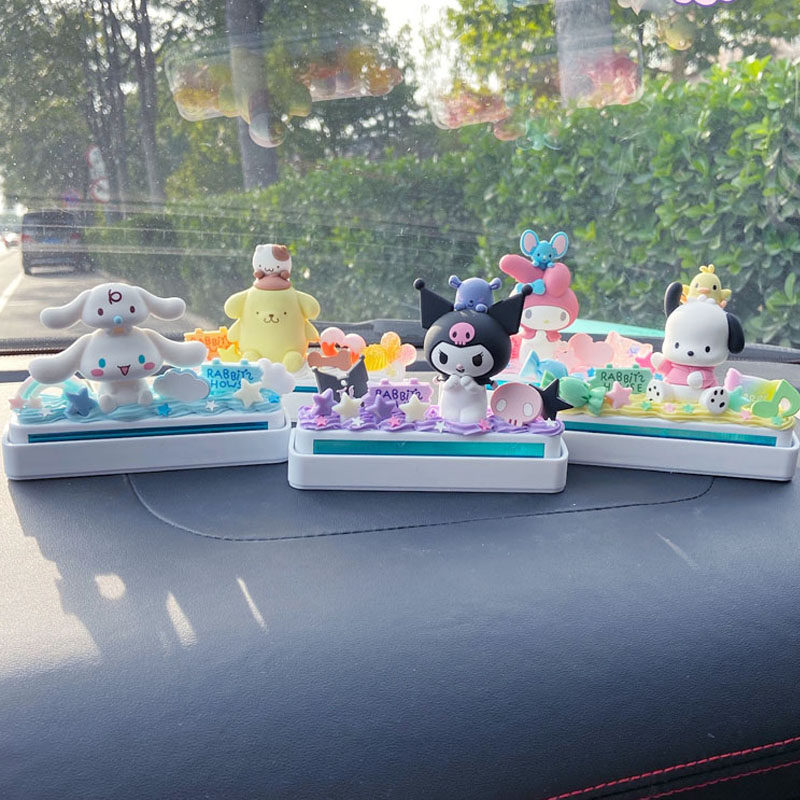 原创自制名创优品三丽鸥与小伙伴系列卡通可爱可隐藏停车号码牌