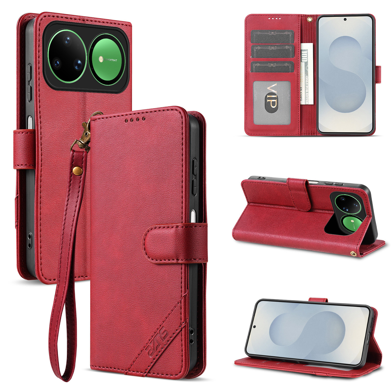 适用华为nova15Ultra手机壳防摔翻盖皮套插卡钱包款式全包软胶保护套男女时尚软胶简约皮夹高档耐用