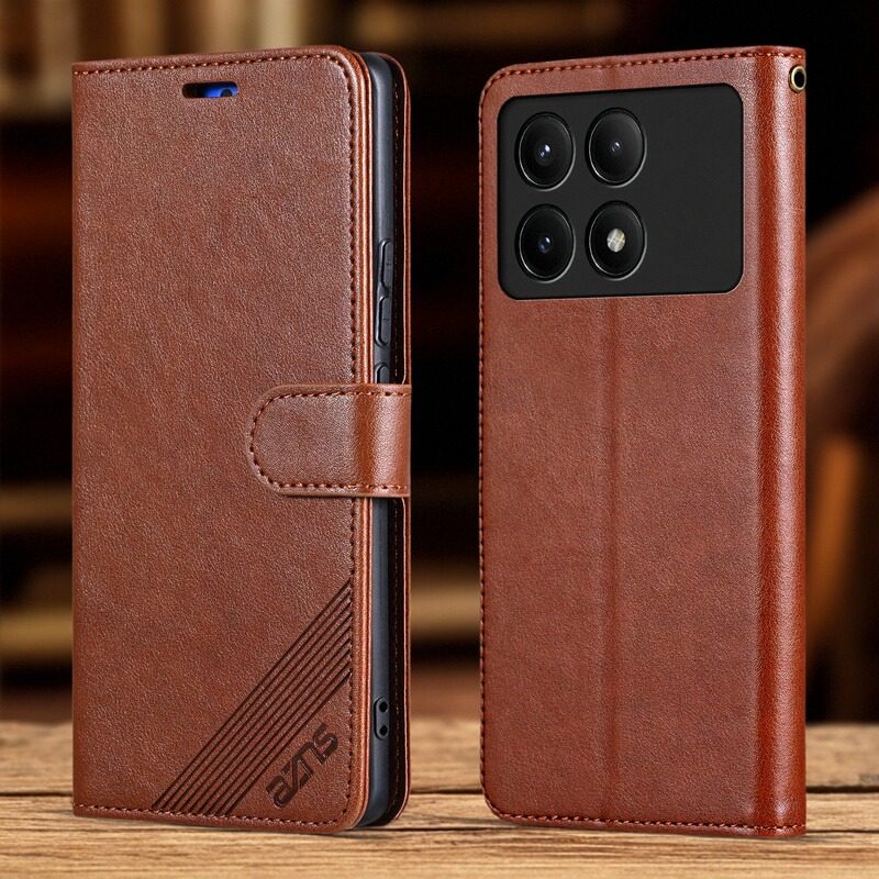 适用红米K70E手机壳翻盖式红米K70e皮套插卡钱包款式防摔皮套保护套新款全包商务男女士软胶外壳高档皮夹