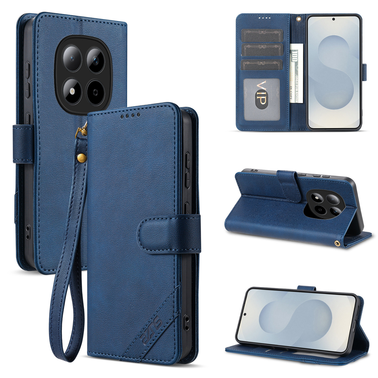 适用红米note15Pro 5G手机壳防摔翻盖皮套插卡钱包款式全包软胶保护套男女时尚软胶简约皮夹高档耐用