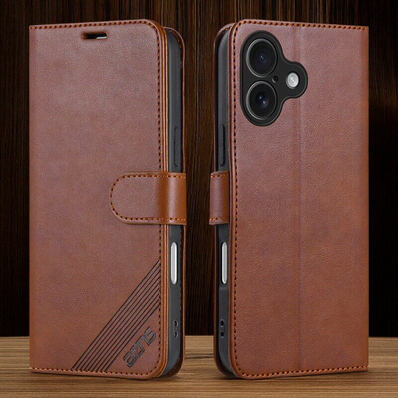 适用苹果17手机壳iPhone17翻盖式皮套插卡钱包款式防摔皮套保护套新款全包商务男女士软胶外壳高档皮夹