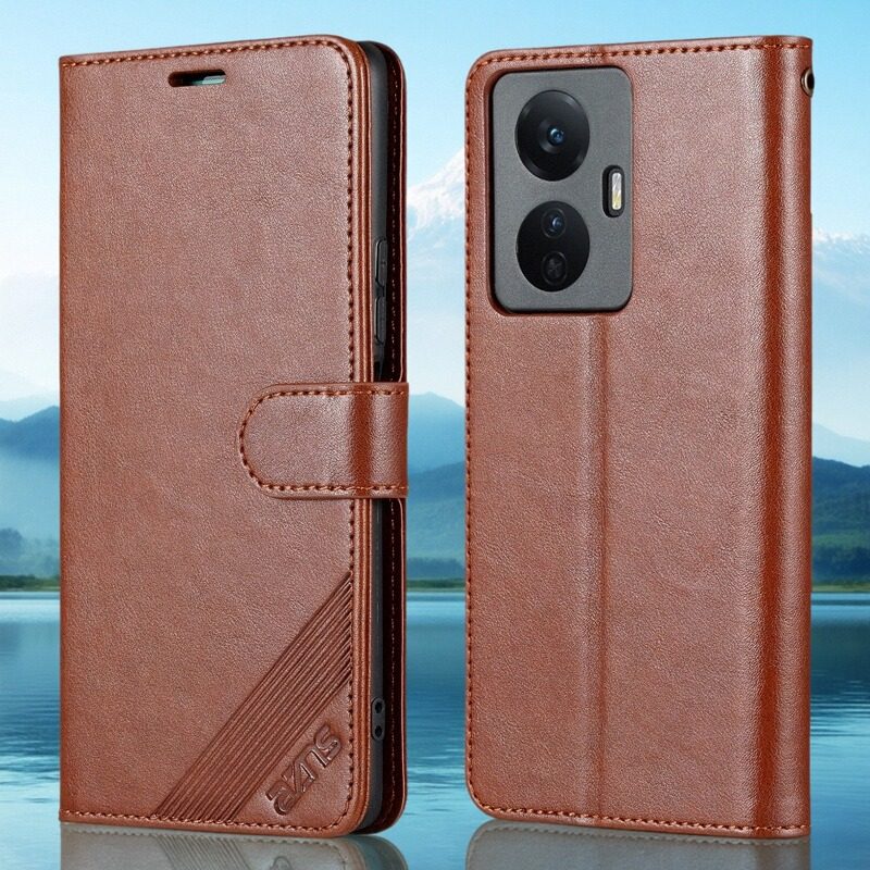 适用vivo Y77e手机壳翻盖式皮套插卡钱包款式防摔皮套保护套新款全包商务男女士软胶外壳高档皮夹5G