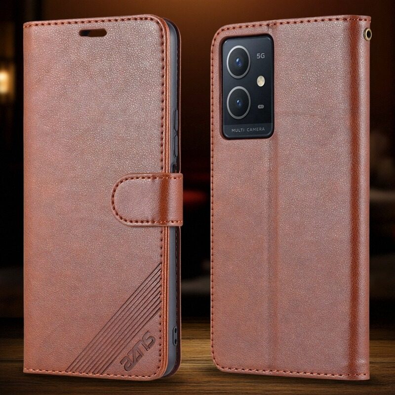 适用vivo Y33s手机壳翻盖式皮套插卡钱包款式防摔皮套保护套新款全包商务男女士软胶外壳高档皮夹5G