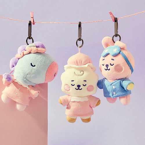 BT21防弹少年毛绒钥匙链包挂件