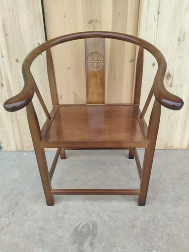 围椅实木包邮仿古茶桌小型家用圈椅小茶台三件套老式靠背椅子茶台