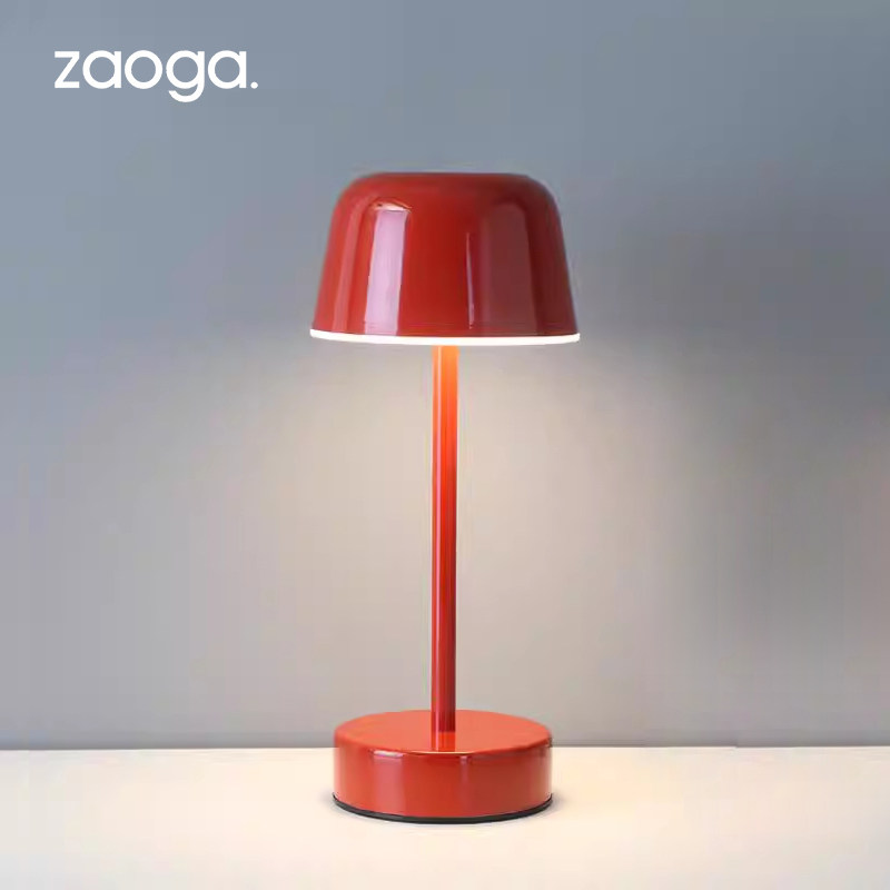 烤漆工艺创意轻奢艺术台灯餐厅酒吧轻奢卧室床头高级感触摸充电