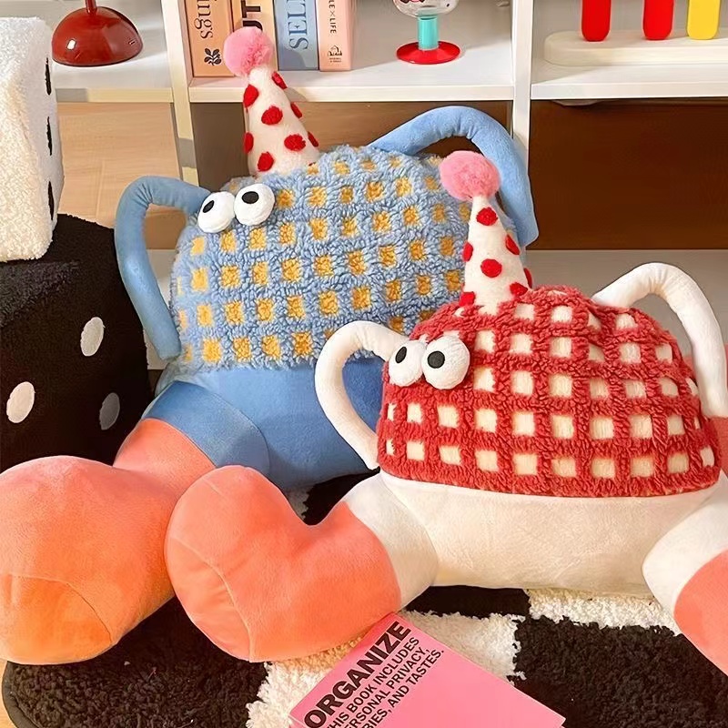 多巴胺沙发靠枕床头靠背垫办公室久坐护腰靠抱枕生日礼物女生玩偶