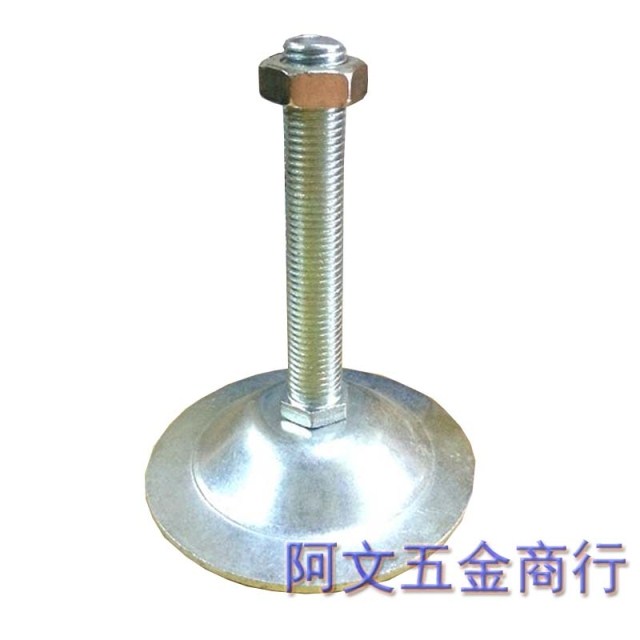 铁盘蹄脚 调节脚 铁皮调整脚 支脚 固定蹄脚80-12*60-150