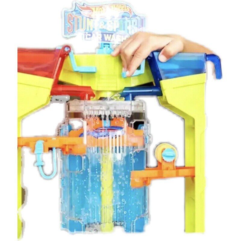 핫휠 HOT WHEELS 멋진 색상 변경 자동차 세차 세트 어린이 트랙 자동차 장난감 GRW37