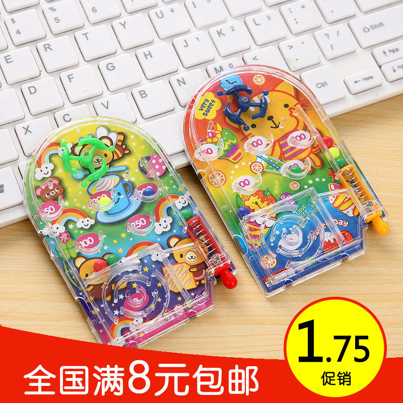 9.9包邮创意儿童弹珠盘 弹珠游戏卡通掌上游戏机玩具地摊货源礼物