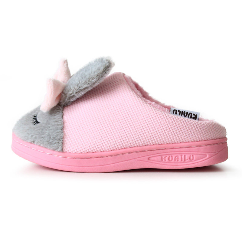 Pantoufles enfants en autre pour hiver - semelle caoutchouc antidérapant - Ref 986978 Image 3