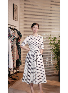 时尚复古连衣裙水调歌头25014