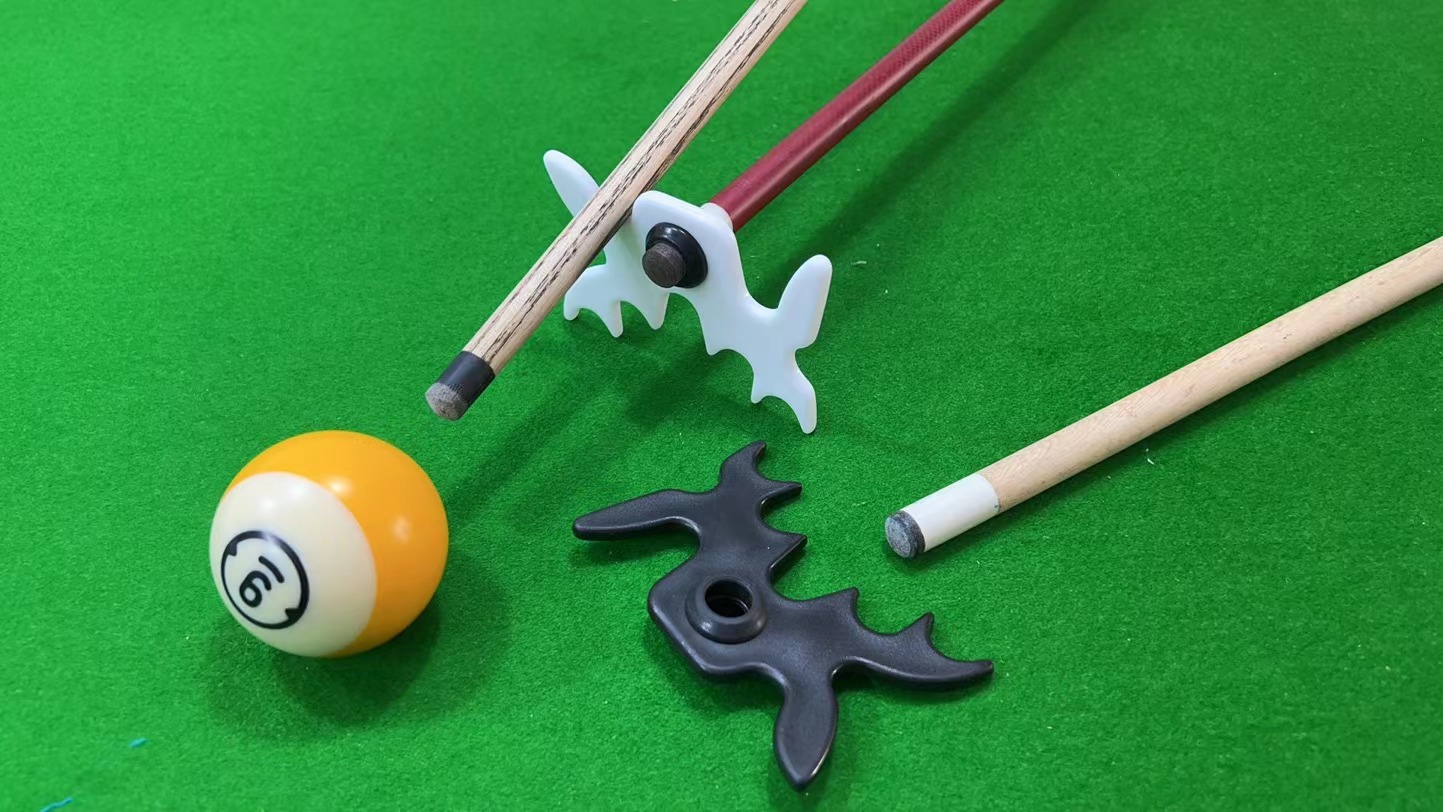 台球架杆器塑料黑叉台球杆架杆头