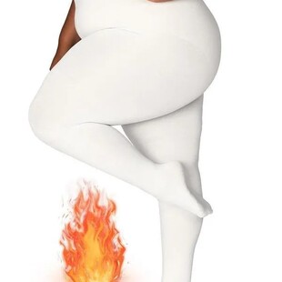 秋冬天女童加肥加大版超大版白色打底连裤袜子加厚加绒跳舞蹈儿童