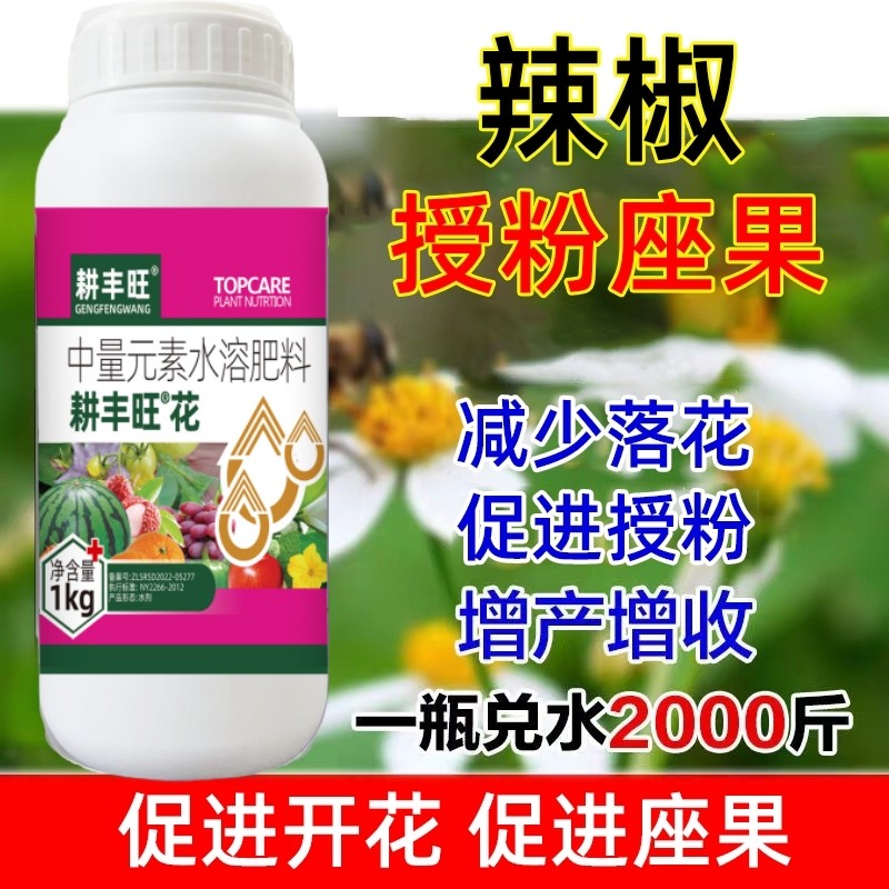 辣椒座果灵辣椒强力授粉保花保果防落果防裂辣椒坐果灵辣椒授粉药