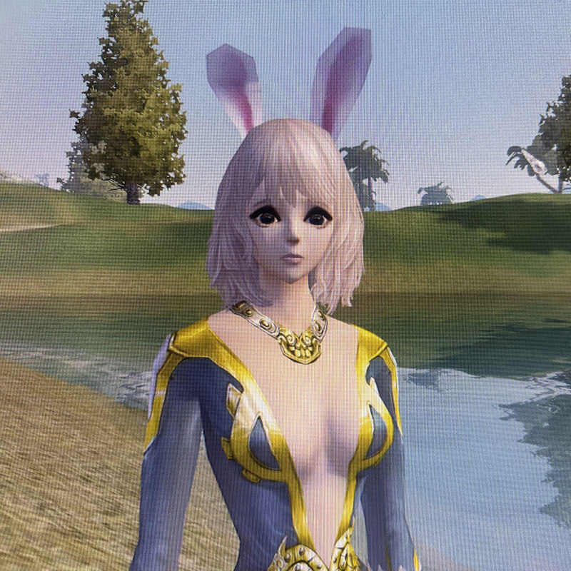 完美世界经典版端游捏脸女 妖精YJ捏脸数据代码正常体型兔耳