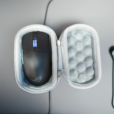 适用rog月刃2龙鳞ACE战刃3无线鼠标收纳盒防水抗摔包防刮耐磨包