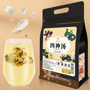 谯韵堂陈皮四神汤茯苓莲子芡实山药大麦薏苡仁三角包袋泡茶饮300g