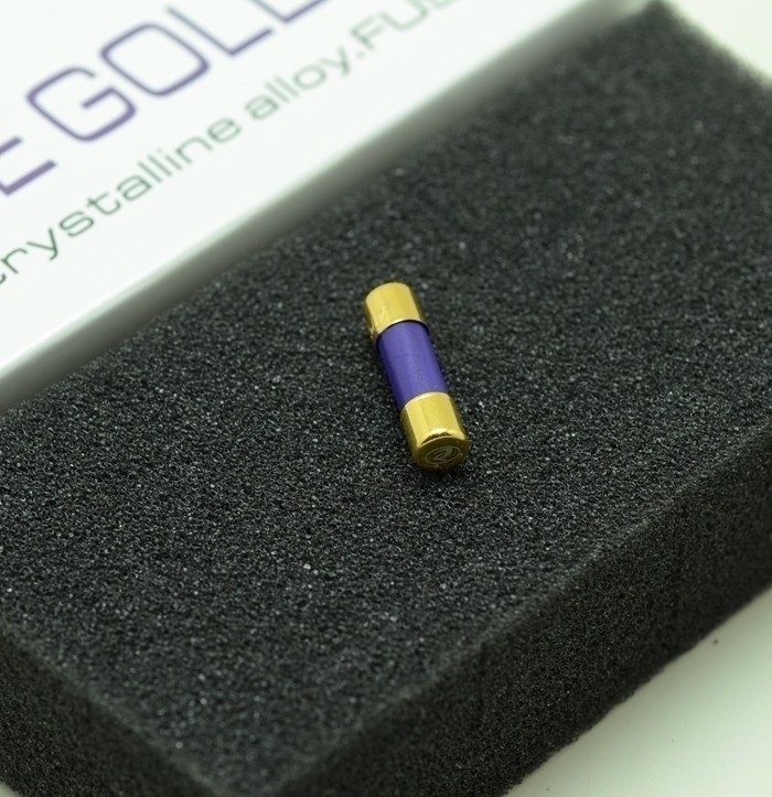 创世纳米共晶合金超高分子发烧保险管 pure gold 紫金版 保险丝