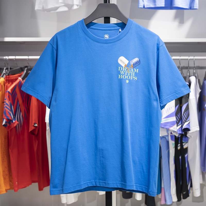 李宁短袖男子吸湿排汗T恤