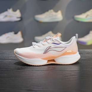 李寧男女大童超輕22跑鞋 新款 反光輕量高回彈運動鞋 YKFV092 25秋季