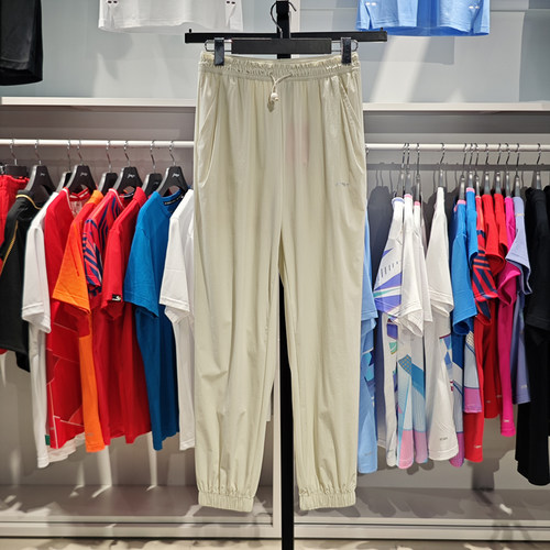 李宁健身束脚女子透气运动裤