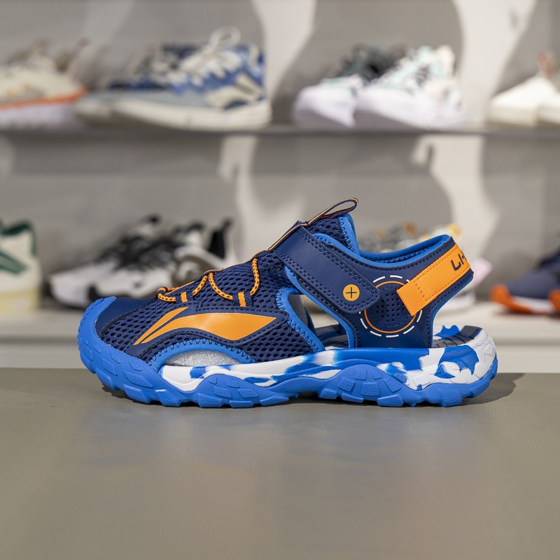 李宁儿童运动凉鞋轻便透气