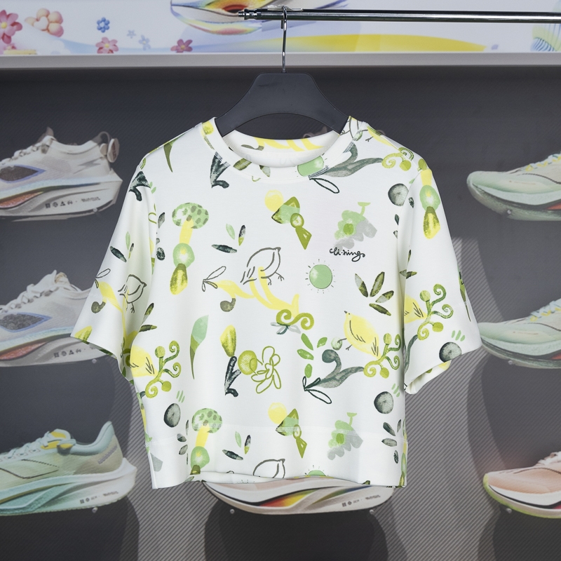 李宁短袖女子吸湿排汗T恤